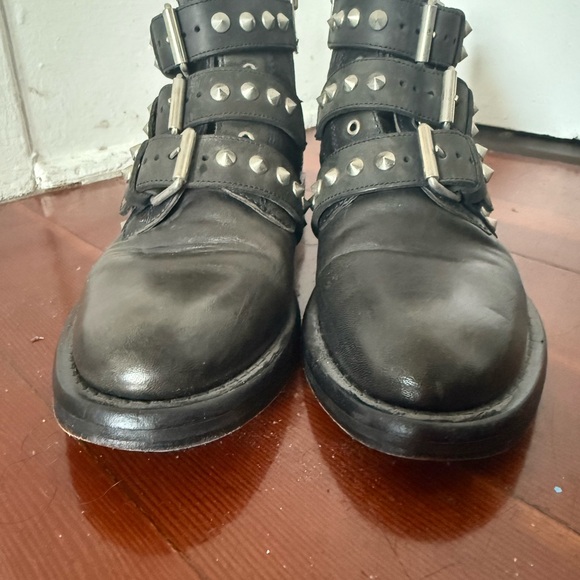 Zadig & Voltaire Black Leather Boots - Picture 4 of 12